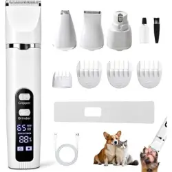 HausPets Kit aseo 4 1 cortapelos inalámbrico silencioso perros gatos - Artículo 1