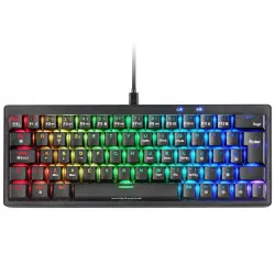 Mars Gaming MKMINIPRO Teclado Mecánico RGB 60% Switch Azul Negro