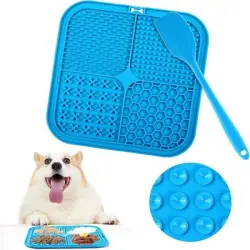 MCBOSON Alfombrilla para lamer para perros de 20x20 cm. - 1 pieza