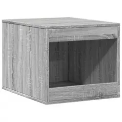 Mueble Arenero Para Gatos Madera Gris Sonoma 47x59x42 Cm Vidaxl