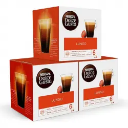 Nescafé Dolce Gusto Lungo Pack de 3 Cajas de 30 Cápsulas