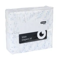 Pañales zooplus Basics para perros machos - Talla M: 42 - 52 cm, 50 unidades