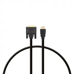 PcCom Essential Cable Adaptador HDMI 2.0 a DVI 1.8m Negro