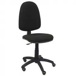 Piqueras y Crespo Ayna Bali Silla Oficina Ruedas de Parqué Negra