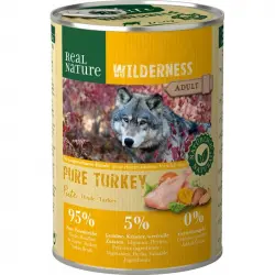 Real Nature Wilderness Latas Perros Adultos Pavo, Unidades 1 x 6 Latas 400 gr