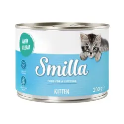 Smilla Kitten 24 x 200 g - Pack Ahorro - Conejo