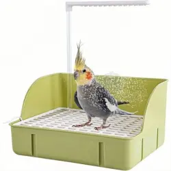 ZooVenture ducha automática para pájaros - Verde