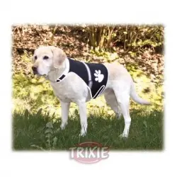 Chaleco Seguridad Flash Para Perros Negro Trixie [3 Tallas].