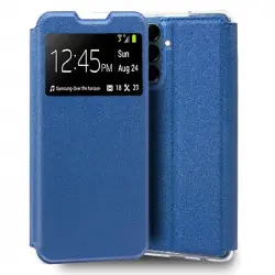 Cool Funda Flip Cover Liso Azul para Samsung Galaxy A16 / A16 5G
