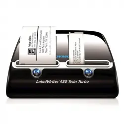 Dymo LabelWriter 450 Twin Turbo Impresora de Etiquetas Térmica Negro/Plata