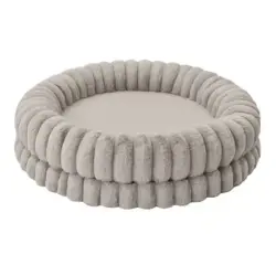 Freedog Muffin Cama Cuna Para Perros y Gatos Beige, 61 x 61 x 16 cm