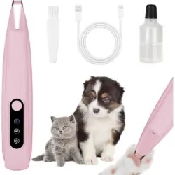 HausPets Cortapatas LED recargable y silencioso para perros y gatos - Rosa - Artículo 1