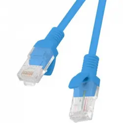 Lanberg Cable de Red RJ45 UTP Cat.5e 1m Azul