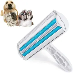 Pawffee Rodillo azul reutilizable para pelo de mascotas, sofá y cama - 1 pieza