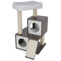 Rascador Kerbl Pet Flair, blanco/gris - 86 x 48 x 44 cm (Al x L x An)