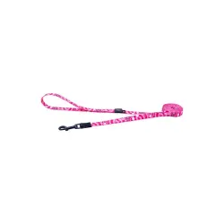 Rogz Correa Hulleas Rosa para perros - 120 cm x 25 mm