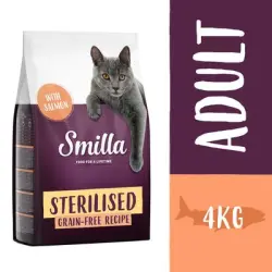 Smilla Sin Cereales Sterilised con salmón - 4 kg