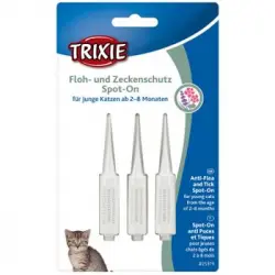 Trixie Spot On Repelente Antipulgas Y Garrapatas 3 X 0,6 Ml