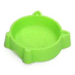 UAMLY Cuencos para mascotas de plástico grueso y resistente - Verde