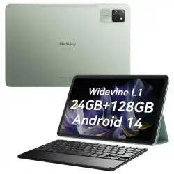 Blackview Tab 60 Pro 10.1" 8/128GB 4G Verde + Teclado Bluetooth Inglés QWERTY