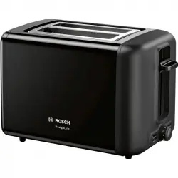 Bosch DesignLine TAT3P423 Tostadora Doble Ranura 970W Negra