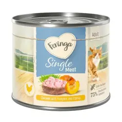 Feringa Single Meat Menu 6 x 200 g - Pollo con calabaza y catnip