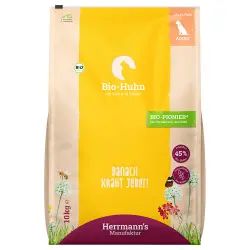 Herrmanns Pollo ecológico con arroz y guisantes - 10 kg