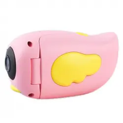 Kinsi DV Mini Cámara para Niños 2.3" 15MP Cámara SLR Rosa