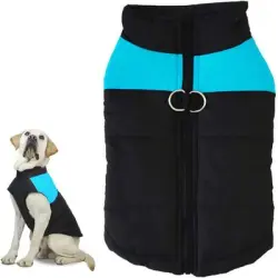 MCBOSON Chaqueta acolchada de invierno para perros, chaleco de ropa - Una pieza