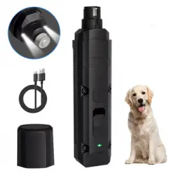 Molinillo De Garras Eléctrico Silencioso Para Perros Black