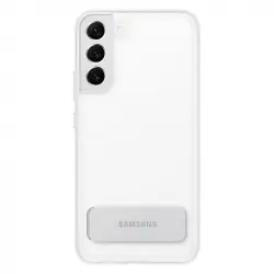 Samsung Clear Standing Cover Funda Transparente con Soporte para Galaxy S22 Plus