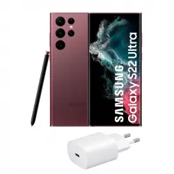 Samsung Galaxy S22 Ultra 5G 512GB Burdeos Libre + Cargador 25W