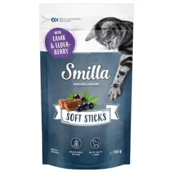 Smilla Soft Sticks snacks para gatos - 1 x 50 g - Cordero y saúco