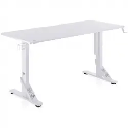 Valk Skuld Mesa Escritorio Gaming 136x60cm Blanca