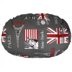 Cojín Para Perro Con Cremallera Metropool 80 Cm 513705 Flamingo