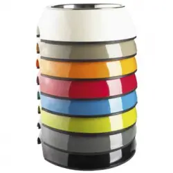 Comedero Melamina Negro 1 Unidad 700 Ml