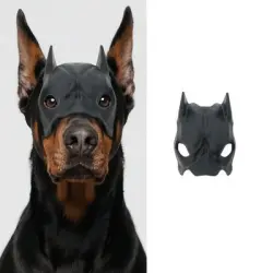FurryFusion Máscara de perro de Batman para Halloween - Artículo 1