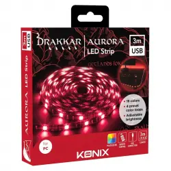 Konix Drakkar Aurora Tira de LED 3m