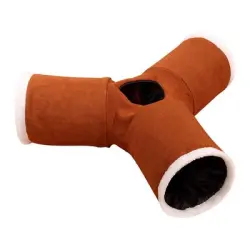 UAMLY Túnel de entrenamiento plegable para gatos con 3 orificios - 1 pieza
