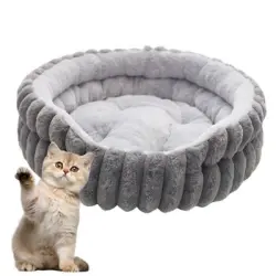ZooVenture Cesta redonda para gatos y perros pequeños, 40 cm de diámetro - 40*40*15 cm