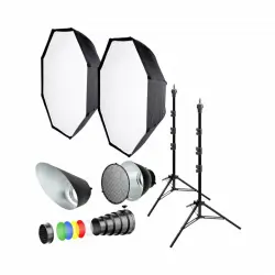 Bresser Set de Modificadores de Luz para Flashes Bresser
