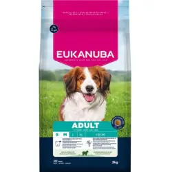Eukanuba Adult Cordero y Arroz pienso para perros de raza pequeña y mediana - 3 kg