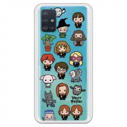 Funda Oficial de Harry Potter Personajes Iconos para Samsung Galaxy A51