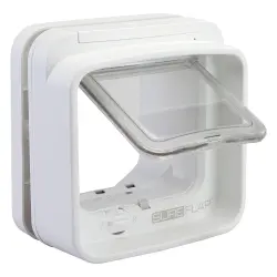 Gatera SureFlap DualScan con microchip - Accesorio: adaptador de montaje blanco (SIN gatera)