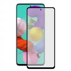 Ksix Cristal Templado 9H Extreme 2.5D Borde Negro para Samsung Galaxy A71