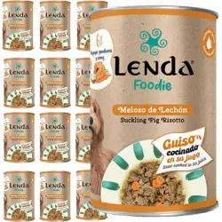 Lenda Foodie Meloso de Lechón para Perros - 12 x 380 g