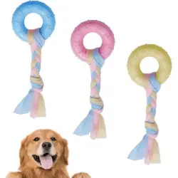 MCBOSON Juego de 3 juguetes masticables para cachorros - 3 piezas
