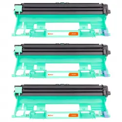 Pccom Essential Tambor Compatible con Brother DR1050 Negro Pack 3