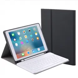 Royal Bailey Rk508 Funda Con Bluetooth Teclado Para 2018&2017/ipad Pro9.7/air2/air Negro