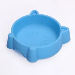 UAMLY Cuencos para mascotas de plástico grueso y resistente - azul